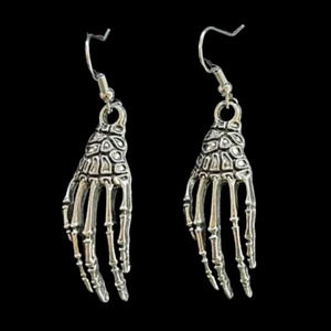 Halloween Earrings - Skeleton Hands